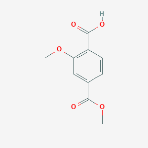 molecular formula C10H10O5 B8058713 2-Methoxy-4-(methoxycarbonyl)benzoic acid 