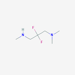 [3-(Dimethylamino)-2,2-difluoropropyl](methyl)amine