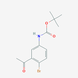 tert-butyl N-(3-acetyl-4-bromophenyl)carbamate