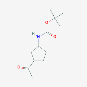 Tert-butyl N-(3-acetylcyclopentyl)carbamate