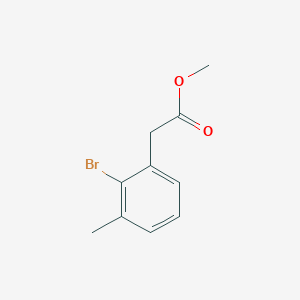 molecular formula C10H11BrO2 B8058996 Methyl 2-(2-bromo-3-methylphenyl)acetate 