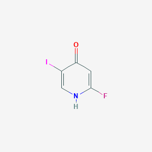 molecular formula C5H3FINO B8059046 2-Fluoro-5-iodopyridin-4-ol 