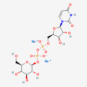 molecular formula C15H22N2Na2O17P2 B8059163 Uridine5'-beta-D-diphosphoglucosedisodiumsalt 