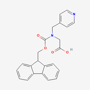 molecular formula C23H20N2O4 B8059299 N-Fmoc-N-(4-pyridinylmethyl)-glycine 