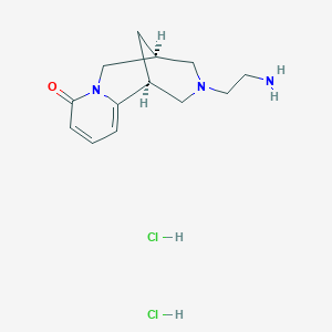 (1S,9S)-11-(2-aminoethyl)-7,11-diazatricyclo[7.3.1.02,7]trideca-2,4-dien-6-one;dihydrochloride