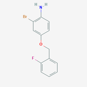 2-Bromo-4-[(2-fluorobenzyl)oxy]aniline