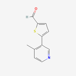 5-(4-Methylpyridin-3-yl)thiophene-2-carbaldehyde