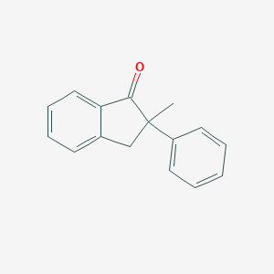 molecular formula C16H14O B080597 2-Methyl-2-phenylindan-1-one CAS No. 10474-32-5