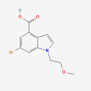 6-Bromo-1-(2-methoxyethyl)-1H-indole-4-carboxylic acid