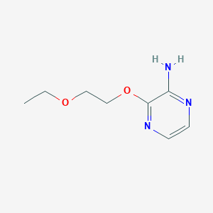 3-(2-Ethoxyethoxy)pyrazin-2-amine