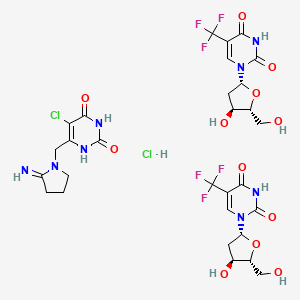 Tipiracilhydrochloride-trifluridine(1:2)