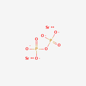 molecular formula O7P2Sr2 B080601 Distrontium diphosphate CAS No. 13812-81-2