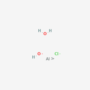 molecular formula AlClH3O2+ B080602 Aluminum sesquichlorohydrate CAS No. 11097-68-0