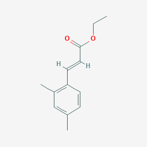 molecular formula C13H16O2 B8060496 ethyl 3-(2,4-dimethylphenyl)prop-2-enoate 
