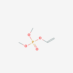 molecular formula C4H9O4P B080605 Dimethyl vinyl phosphate CAS No. 10429-10-4