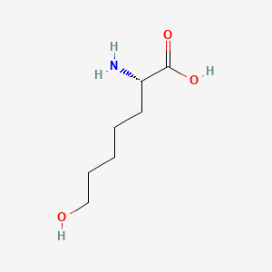 molecular formula C7H15NO3 B8060710 (S)-2-Amino-7-hydroxyheptanoic acid 