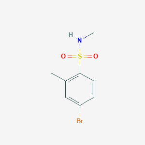 molecular formula C8H10BrNO2S B8060768 4-bromo-N,2-dimethylbenzenesulfonamide 