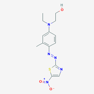 molecular formula C14H17N5O3S B080608 Disperse Blue 106 CAS No. 12223-01-7