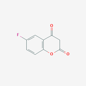 molecular formula C9H5FO3 B8060814 6-Fluorochromene-2,4-dione 