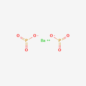 molecular formula BaHO3P B080609 Barium metaphosphate CAS No. 13762-83-9