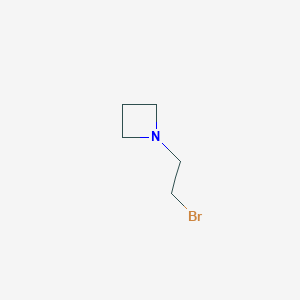 molecular formula C5H10BrN B8061528 1-(2-Bromoethyl)azetidine 