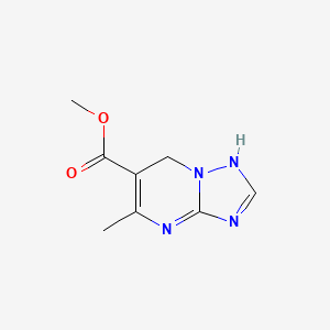 molecular formula C8H10N4O2 B8061776 methyl 5-methyl-1,7-dihydro-[1,2,4]triazolo[1,5-a]pyrimidine-6-carboxylate 