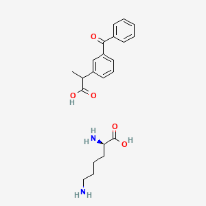 molecular formula C22H28N2O5 B8062047 D-Lysine; ketoprofen 