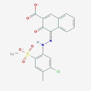 molecular formula C18H11CaClN2O6S B8062087 calcium;(4Z)-4-[(5-chloro-4-methyl-2-sulfonatophenyl)hydrazinylidene]-3-oxonaphthalene-2-carboxylate 
