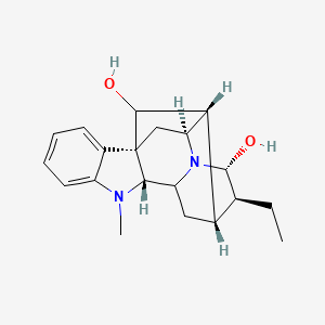molecular formula C20H26N2O2 B8062244 (1R,9R,12R,13S,14R,16S,17R)-13-ethyl-8-methyl-8,15-diazahexacyclo[14.2.1.01,9.02,7.010,15.012,17]nonadeca-2,4,6-triene-14,18-diol 