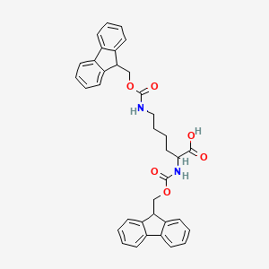 molecular formula C36H34N2O6 B8062481 FMOC-D-LYS(FMOC)-OH 