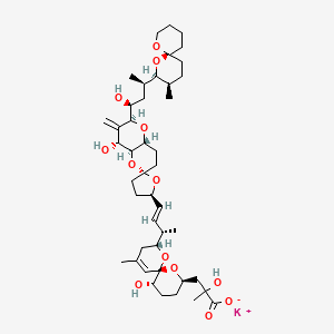 molecular formula C44H67KO13 B8062955 Okadaic acid potassium salt, high purity, 98 