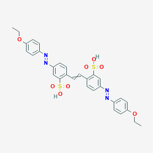 molecular formula C30H28N4O8S2 B080630 Chrysophenine CAS No. 10359-84-9