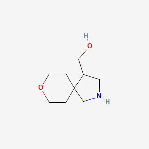 molecular formula C9H17NO2 B8063096 8-Oxa-2-azaspiro[4.5]decan-4-ylmethanol 