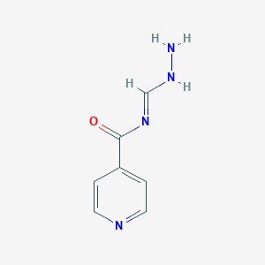 molecular formula C7H8N4O B8063201 N-(hydrazinylmethylidene)pyridine-4-carboxamide 