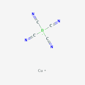 molecular formula C4BCuN4 B8063225 Cuprous;tetracyanoboranuide 