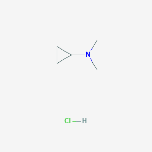 molecular formula C5H12ClN B8063426 N,N-dimethylcyclopropanamine;hydrochloride 