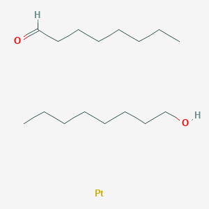 molecular formula C16H34O2Pt B8063529 Octanal;octan-1-ol;platinum 
