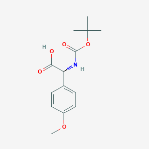 Boc-(R)-2-Amino-2-(4-methoxyphenyl)aceticacid