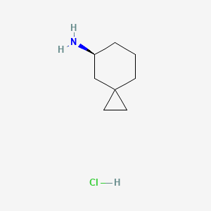 (7S)-spiro[2.5]octan-7-amine;hydrochloride