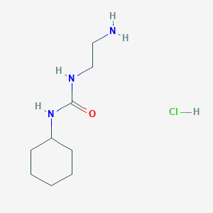 1-(2-Aminoethyl)-3-cyclohexylurea;hydrochloride