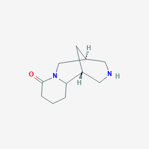 molecular formula C11H18N2O B8064249 (1r,5s)-Decahydro-8h-1,5-methanopyrido[1,2-a][1,5]diazocin-8-one 