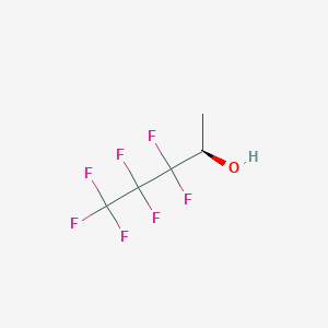 molecular formula C5H5F7O B8064270 (2R)-3,3,4,4,5,5,5-heptafluoropentan-2-ol CAS No. 85571-83-1
