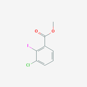molecular formula C8H6ClIO2 B8064324 Methyl 3-chloro-2-iodobenzoate 