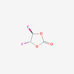 molecular formula C3H2F2O3 B8064326 trans-4,5-Difluoro-1,3-dioxolan-2-one CAS No. 311810-76-1