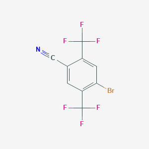 4-Bromo-2,5-bis(trifluoromethyl)benzonitrile