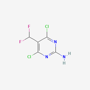 4,6-Dichloro-5-(difluoromethyl)pyrimidin-2-amine