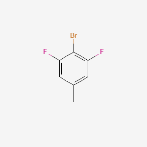 molecular formula C7H5BrF2 B8064428 2-Bromo-1,3-difluoro-5-methylbenzene 