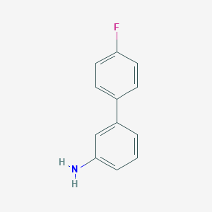 molecular formula C12H10FN B080646 4'-Fluoro-[1,1'-biphenyl]-3-amine CAS No. 10540-45-1