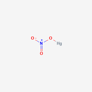 molecular formula HgNO3 B080647 Nitrooxymercury CAS No. 10415-75-5