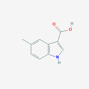 molecular formula C10H9NO2 B080649 5-Methyl-1H-indole-3-carboxylic acid CAS No. 10242-02-1